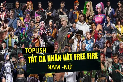 Nhân vật Free Fire: Danh sách nhân vật nam và nữ nổi bật và TOP 10 nhân vật được yêu thích nhất