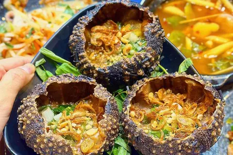 Công thức chế biến nhum nướng mỡ hành ngon “bá cháy”, cực kỳ bổ dưỡng cho bữa ăn gia đình