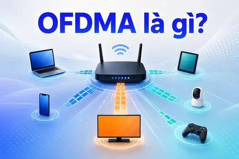 OFDMA là gì? Tìm hiểu công nghệ giúp Wi-Fi 6 truyền dữ liệu hiệu quả cho nhiều thiết bị
