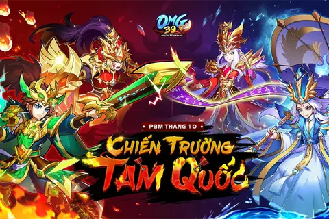 OMG 3Q: Triệu hồi tướng lĩnh, xây dựng đế chế và trở thành huyền thoại