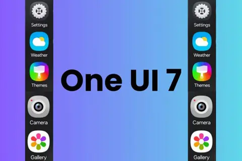 One UI 7 xuất hiện với bộ icon thiết kế lại cùng thanh tìm kiếm nằm ở vị trí mới