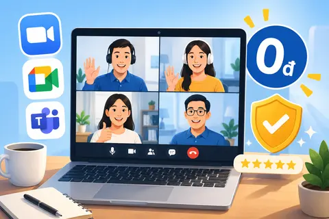 Top phần mềm họp trực tuyến miễn phí tốt nhất dành cho học tập, làm việc và họp nhóm từ xa