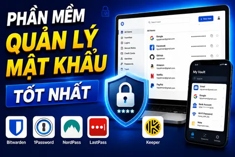 Gợi ý 5 phần mềm quản lý mật khẩu tốt nhất để bảo vệ tài khoản cá nhân an toàn hơn