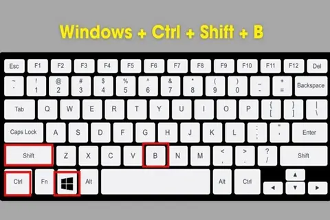 Học ngay bí quyết sử dụng phím tắt reset card màn hình, giải quyết vấn đề nhanh chóng