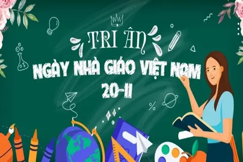 Hàng trăm mẫu poster 20/11 đẹp mắt, đa dạng phong cách - Lựa chọn hoàn hảo cho lời tri ân thầy cô
