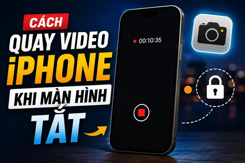 Quay video iPhone khi màn hình tắt có được không? Hướng dẫn chi tiết cách thực hiện