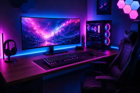 Cách setup gaming RGB đẹp, đồng bộ ánh sáng, thiết kế và tối ưu trải nghiệm chơi game