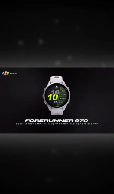Garmin Forerunner 970 chính hãng, giá tốt, góp 0%