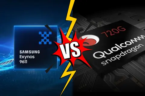 So sánh Exynos 9611 và Snapdragon 720G: Có những điểm khác biệt gì? Chipset nào mạnh hơn?