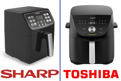 So sánh nồi chiên không dầu Sharp và Toshiba: Nồi chiên của hãng nào tốt hơn?