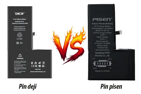 So sánh pin Deji và PISEN chi tiết: Nên chọn dòng pin nào mới tối ưu cho chiếc điện thoại của bạn?