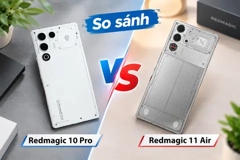 So sánh REDMAGIC 10 Pro và 11 Air: Những nâng cấp đáng chú ý trên thế hệ mới