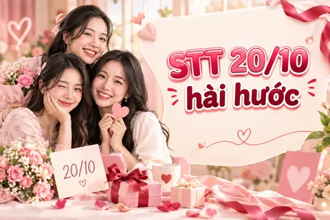 Tổng hợp những STT 20/10 hài hước, đáng yêu, ý nghĩa và chân thành dành cho phái đẹp