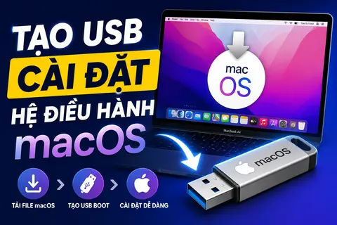 Tạo USB cài đặt hệ điều hành macOS đơn giản với hướng dẫn chi tiết từng bước