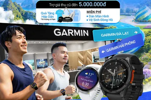 Tháng 4 deal lớn tại Garmin Brand Store, thu cũ trợ giá đến 5 triệu đồng