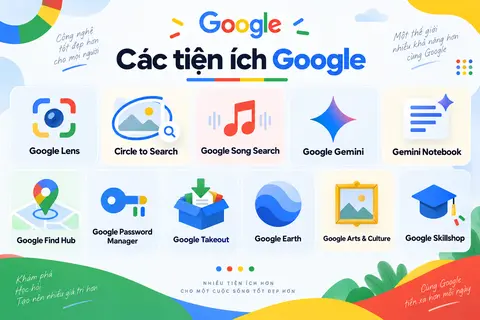 Khám phá 11 tiện ích Google thú vị và hữu ích, ứng dụng trong học tập, công việc