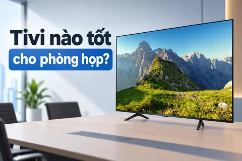 Tivi nào tốt cho phòng họp? Top những mẫu tivi đáng mua, màn hình lớn, hình ảnh rõ nét