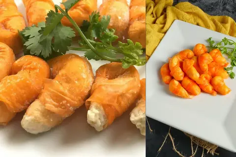 Tôm chay làm từ gì mà ăn vào như thật? Cách làm đơn giản khiến mâm cơm chay thêm hấp dẫn