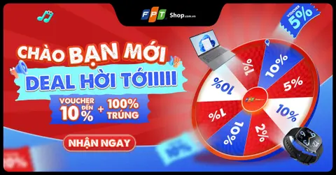 [Minigame] VÒNG QUAY MAY MẮN “ BẠN MỚI ZÔ - ZÍNG VOUCHER 10%”