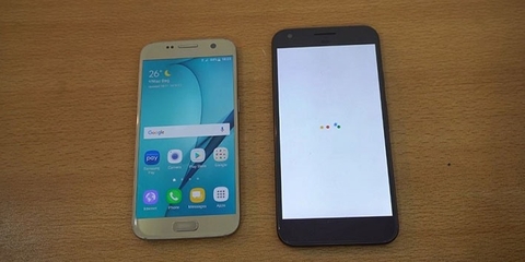 Galaxy S7 cho Pixel XL hít khói dù chỉ chạy Android 7.0 beta