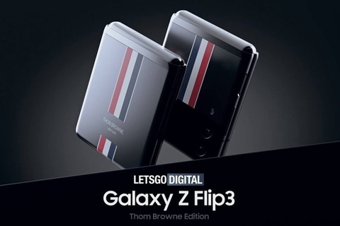 Samsung Galaxy Z Flip 3 Thom Browne lộ diện với thiết kế tuyệt đẹp