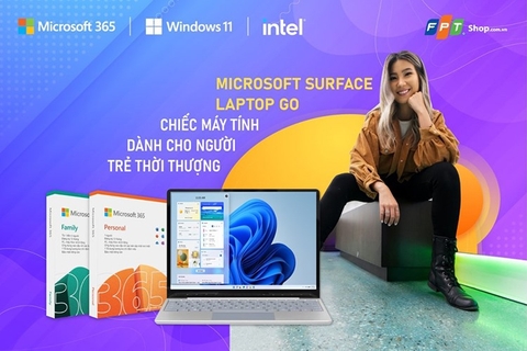 Microsoft Surface Laptop Go: Chiếc máy tính dành cho người trẻ thời thượng