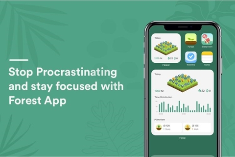 Thoát khỏi xao nhãng với Forest app - Biến việc tập trung thành trò chơi trồng cây thú vị