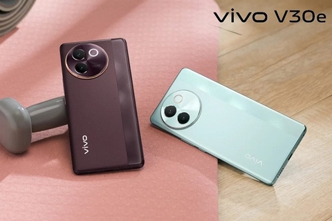 vivo V30e ra mắt: Pin 5500mAh, màn hình AMOLED cong, giá từ 8.52 triệu đồng