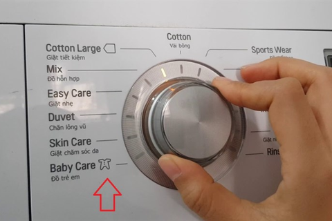Cách sử dụng chế độ giặt đồ trẻ em máy LG chi tiết nhất dành cho các phụ huynh