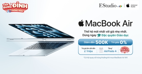 Sắm MacBook Air M4, rinh cơ hội trúng tai nghe AirPods 4
