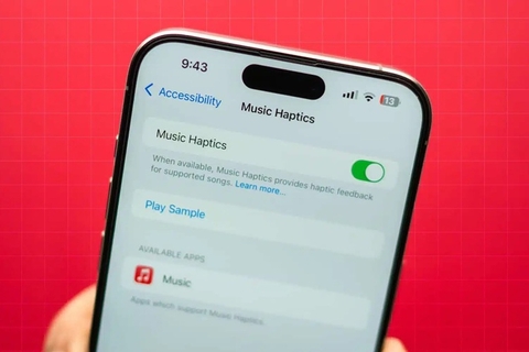 Cách bật tính năng Music Haptics trên iPhone chạy iOS 18 để hỗ trợ người khiếm thính