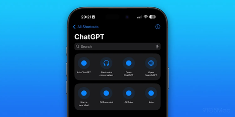 ChatGPT cho iOS bổ sung phím tắt mới dành cho SearchGPT