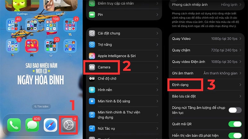 Cách bật chụp 48 MP trên iPhone dễ dàng bước 1