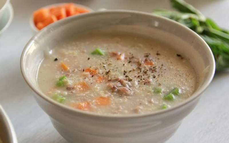Cháo yến mạch hoa thiên lý (ảnh 7)
