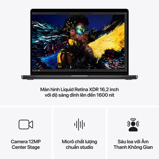Macbook Pro M4 Pro 16 inch 24GB/512GB | Chính hãng, giá tốt