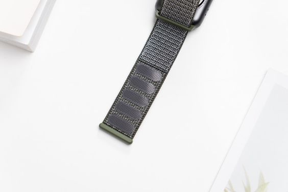 dây đeo Apple Watch ivalue vải Nylon Dark Olive (ảnh 4)