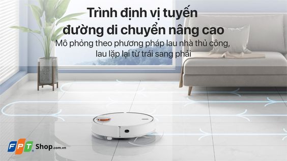 Robot hút bụi Xiaomi Mi Vacuum Mop 2 Pro với định vị tuyến đường