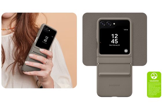 Ốp lưng Samsung Galaxy Z Flip5 da ECO - hình 3