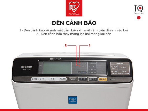 Máy lọc không khí IRIS OHYAMA KJ220F-ACMS - hình 5