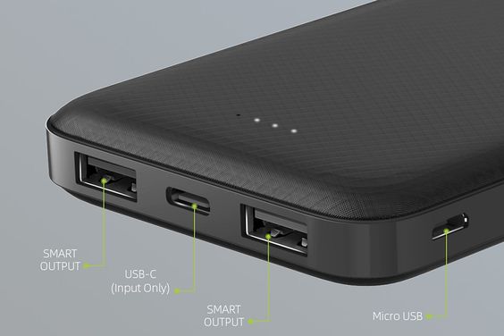 Pin sạc dự phòng PowerGo Smart Ai 12w 10000mAh Innostyle - hình 3