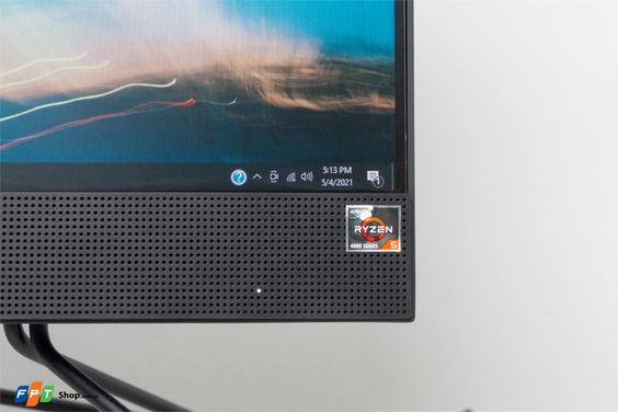 HP 205 Pro G8 AIO R5 Bộ vi xử lý AMD Ryzen 5000 series, chạy tốt mọi công việc