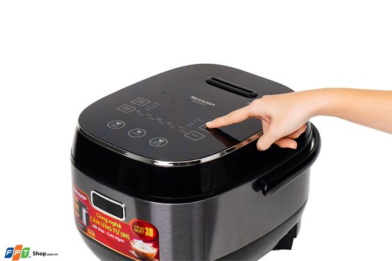 Nồi cơm điện cao tần Sharp KS-IH191V-BK sở hữu công nghệ nấu cao tần tiên tiến