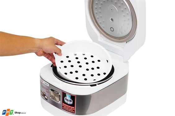 Nồi cơm điện cao tần Tefal 1.5 lít RK762168 chất liệu lòng cứng cáp