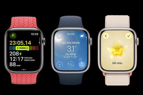 Apple Watch Series 9 GPS + Cellular 45mm viền nhôm dây vải (ảnh 7)