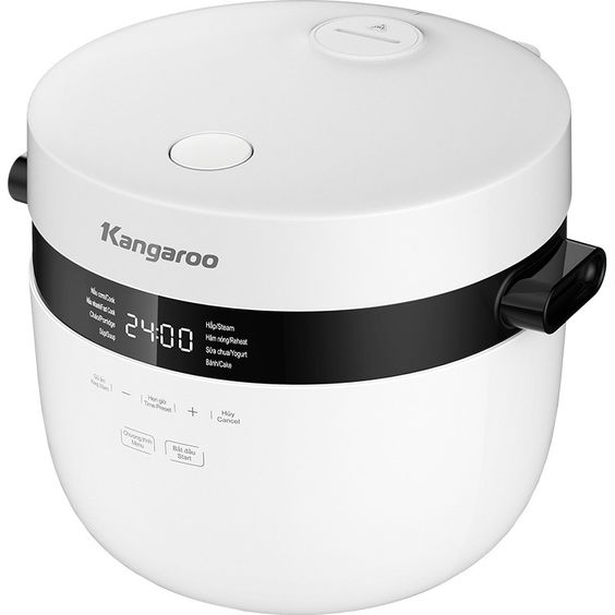 Nồi cơm điện tử Kangaroo 1.8 lít KG18DR9 có thiết kế đơn giản hiện đại