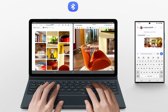 Bao da kèm bàn phím (Pad chuột) Galaxy Tab S9 Plus - hình 4