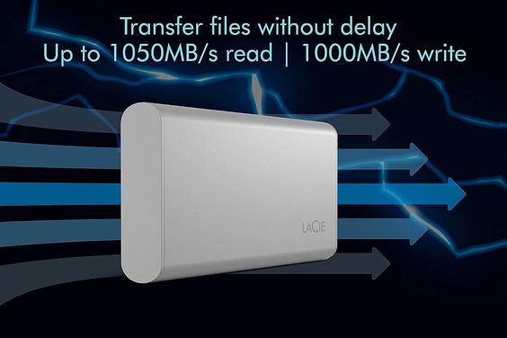 Ổ cứng ngoài SSD Lacie Portable 500GB USB-C - hình 1