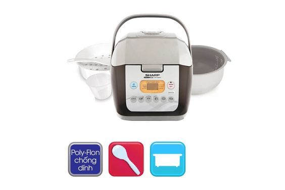 Nồi cơm điện tử Sharp 1.8 lít KS-COM19V - hình 1
