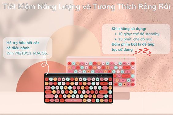 Bộ bàn phím chuột không dây iCore ICKM800 - hình 6