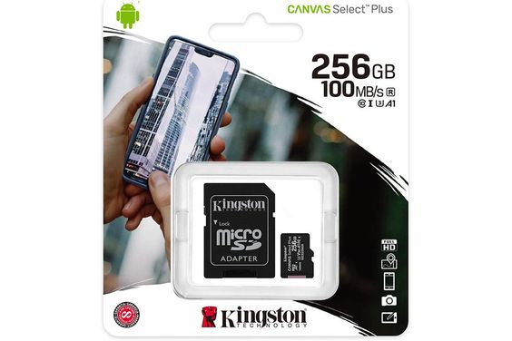 Thẻ nhớ Kingston 256GB microSDXC Canvas Select Plus - hình 1